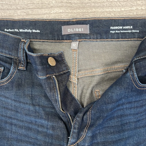 DL1961 Farrow Ankle High Rise instasculpt Skinny size 32 - Picture 2 of 4